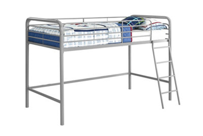 Midsleeper Bunk Bed Silvergrey, Single