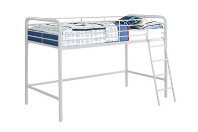 Midsleeper Bunk Bed White, Single