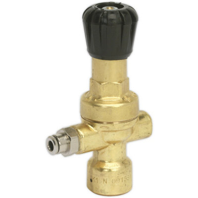 MIG Gas Regulator for Disposable Cylinders - 4bar Max. Pressure - Converter