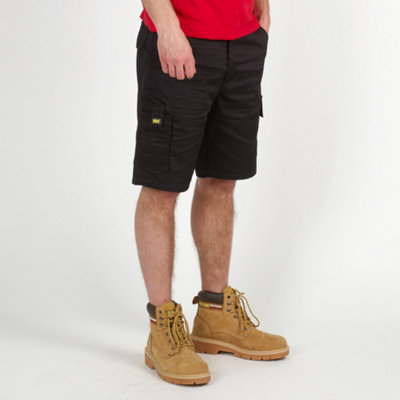 MIG Mens Black Combat Cargo Work Shorts (40)