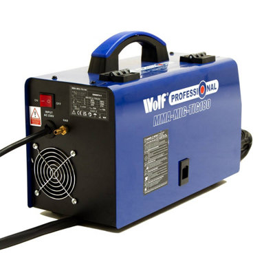 MIG MMA TIG Welder Wolf 180 5 Function Combination
