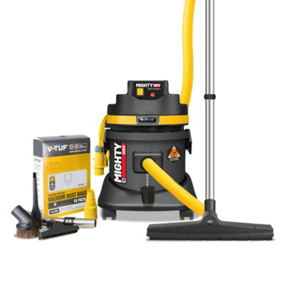 MIGHTY HSV - 21L M-Class 110v Industrial Dust Extraction Wet & Dry Vacuum Cleaner  - Health & Safety Version