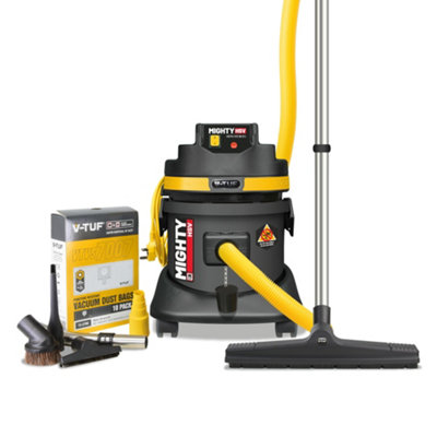 MIGHTY HSV - 21L M-Class 240v Industrial Dust Extraction Wet & Dry  Vacuum Cleaner - Health & Safety Version
