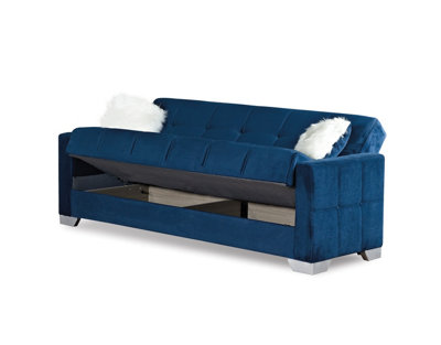 Royal blue deals futon