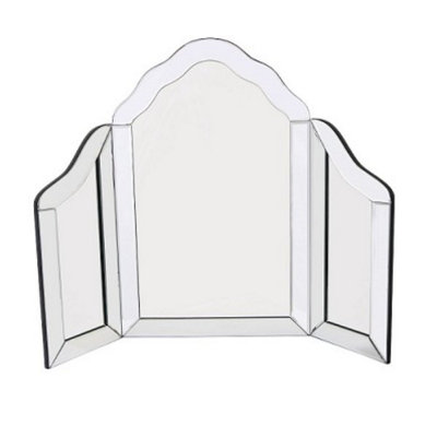 MiHOMEUK Tri-fold Small Venetian Vanity Table Mirror