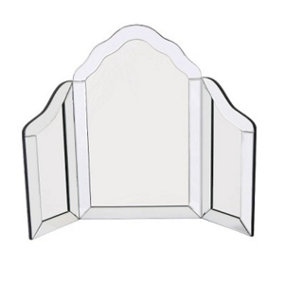 MiHOMEUK Tri-fold Small Venetian Vanity Table Mirror