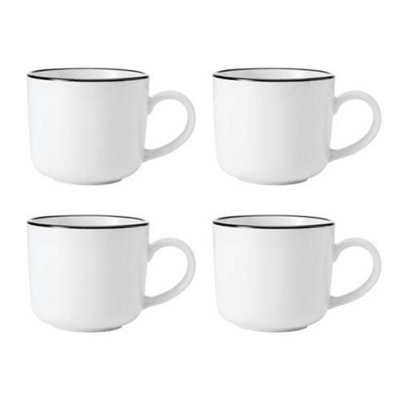 Mikasa Limestone Set of 4 360ml Mugs