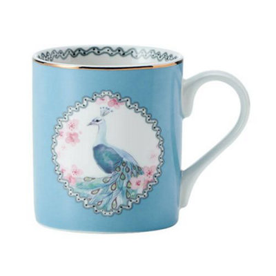 Mikasa Peacock 280ml Straight-Sided Mug