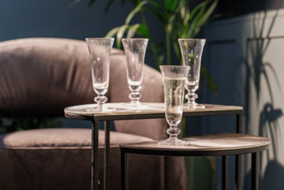 PLATINUX Rode wijnglazen, 350 ml, set 6-delige bordeauxglazen van kristalglas, wijnglazen, vaatwasserbestendig