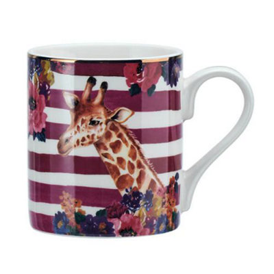 Mikasa Wild At Heart Giraffe Print 280ml Mug