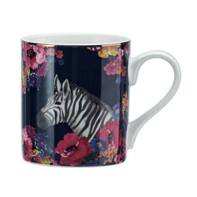 Mikasa Wild At Heart Zebra Print 280ml Mug