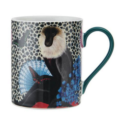 Mikasa x Sarah Arnett 350ml Mug with Monkey Print