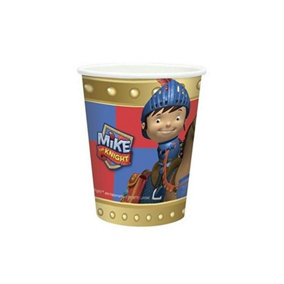 Mike The Knight Party Cup (Pack of 8) Multicoloured (One Size)