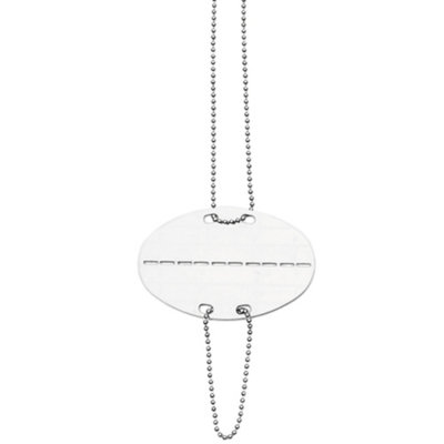 Mil-Tec Dog Tag Set with Chain