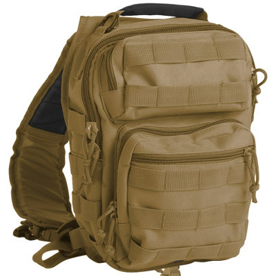 Mil-Tec One Strap Small Backpack Coyote