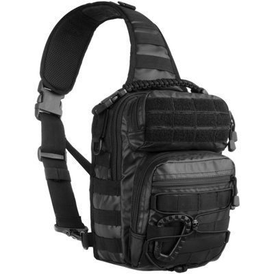 Mil-Tec One Strap Small Backpack Tactical Black