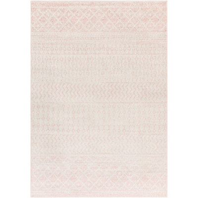 MILA Scandi Global Pink Area Rug 160 x 230 cm