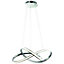 Milagro Cappio Chrome LED Pendant Lamp 36W(130W) Stunning Designer Hanging Ceiling Light With Elegant Chrome Curves