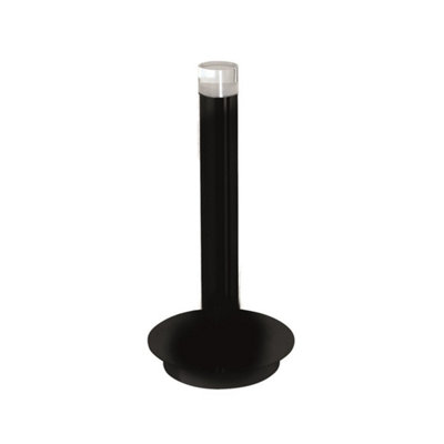 Milagro Carbon Black LED Table Lamp 5W Eye Catching Contemporary Cylindrical Lights With Built In Low Consumption Light Sources
