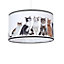 Milagro Cats Pendant Lamp 1XE27 Hand Made 30CM Pendant Light Height Adjustable 50-90CM