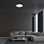Milagro Cloud 40W LED Ceiling Lamp With Fully Adjustable Brightness And Colour Temperature Via Included Remote Control