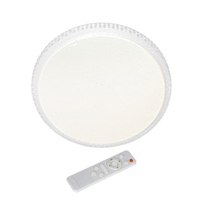 Milagro Cruz LED 40CM 40W Modern Ceiling Light With Fully Adjustable Brightness And Colour Temperature Via Remote Control