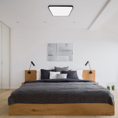 Milagro Fabio LED Ceiling Lamp  Black 23W(150W) 37cm Great Value Stylish Lifetime Light Source