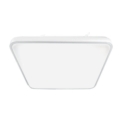 Milagro Fabio LED Ceiling Lamp  White 23W(150W) 37cm Great Value Stylish Lifetime Light Source