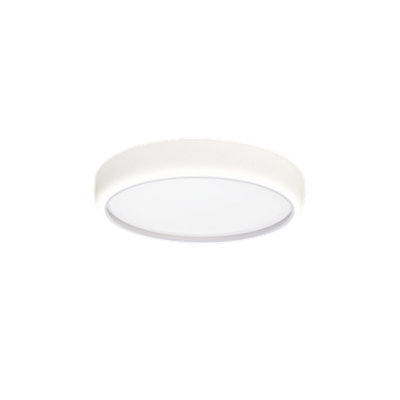 Milagro Gea White LED Ceiling Lamp A Stylish Contemporary 39CM 36W Light With Remote Control And Low Energy Light Source
