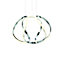 Milagro Globe LED Pendand Lamp Stunning  Design With Chrome Curces Housing An Efficient LED Light Source