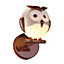 Milagro Owl Wall Lamp 1XG9 Part Of The Nature Themed Childrens Range Great For Bedroom Nursery Or Playhouse Safe And Comforting
