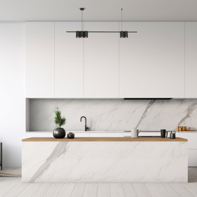 Milagro Pendant Light (Strip) Genesis Black 5xGU10