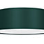 Milagro Verde Hand Made Scandi Style Ceiling Lamp In A Rich Green Finish Holds 3xE27 LED Bulbs