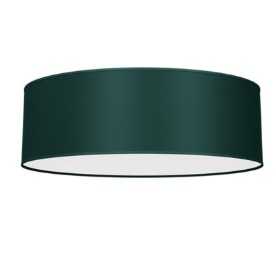 Milagro Verde Hand Made Scandi Style Ceiling Lamp In A Rich Green Finish Holds 3xE27 LED Bulbs