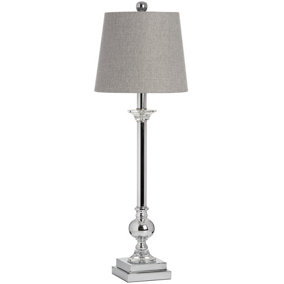 Milan Luxury Chrome Table Lamp