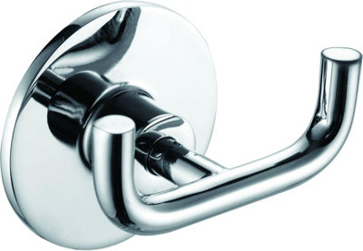 Milano Bathroom Double Robe Hook