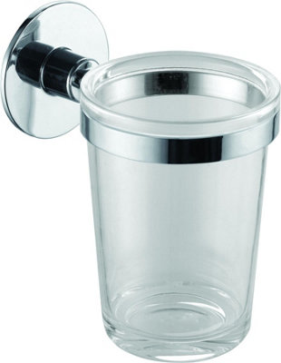 Milano Bathroom Tumbler and Holder