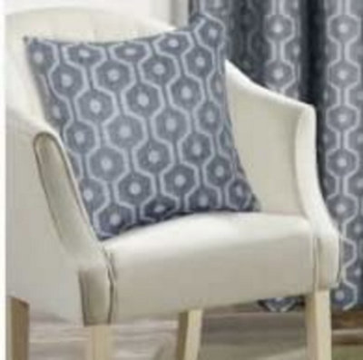 Milano Geometric Scatter Cushion Cover Silver