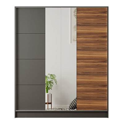 MILANO Mirrored Sliding Door Wardrobe