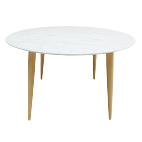 Milano Round Table with Oak Legs