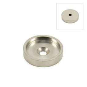 Mild Steel Keeper Cup For Pot & Countersunk Magnet - 35mm diameter - Full Lip