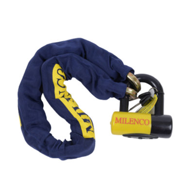 Milenco 1.4m Dundrod+ Motorcycle U-Lock with 14mm Chain