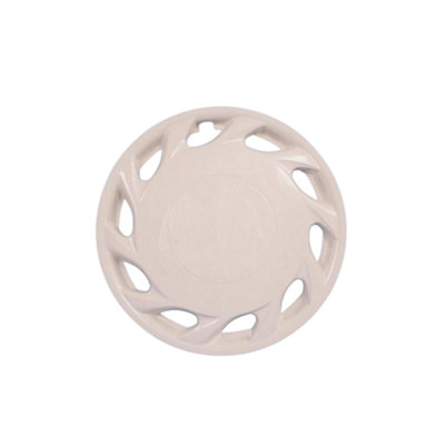 Milenco 13" Secure Fit Stylish Glace Magnolia Caravan Wheel Trims Set of 2