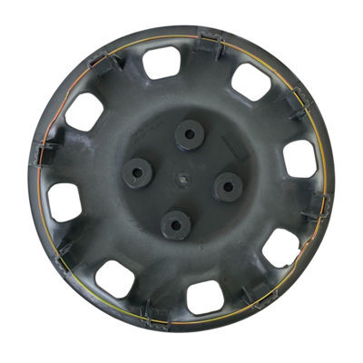 Milenco 333W White 13" Caravan Wheel Trims Set of 2
