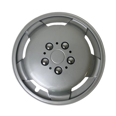 Milenco 5060S 15" Silver Motorhome Wheel Trims  Set of 4