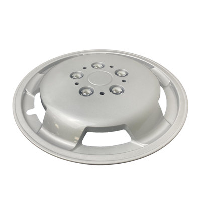 Milenco 5060S 15" Silver Motorhome Wheel Trims  Set of 4
