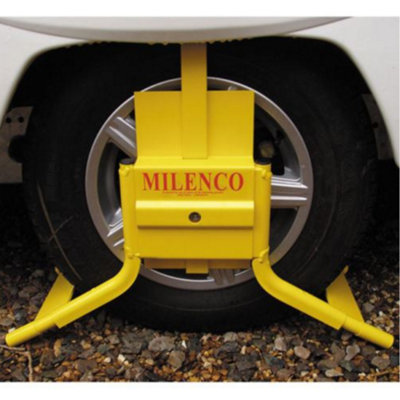 Milenco C13 Wheelclamp High-Security Lock for 13" Single Axle and 14" Twin Axle Caravans