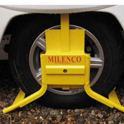 Milenco C14 Wheelclamp for Caravans 14" or 15" Single Axle