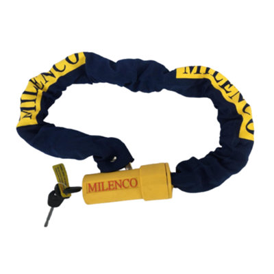 Milenco Coleraine Motorcycle 9mm x 1 Metre Integrated Chain Lock 