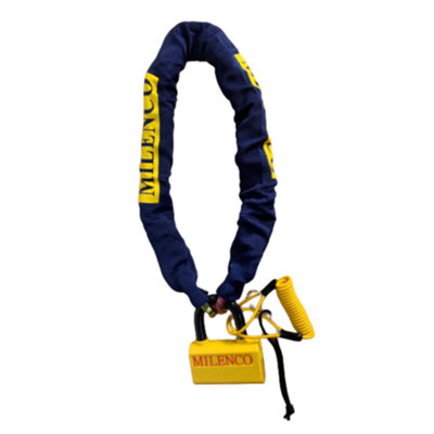 Milenco Dundrod Alarm Disc Lock with 14mm Chain 1.4m